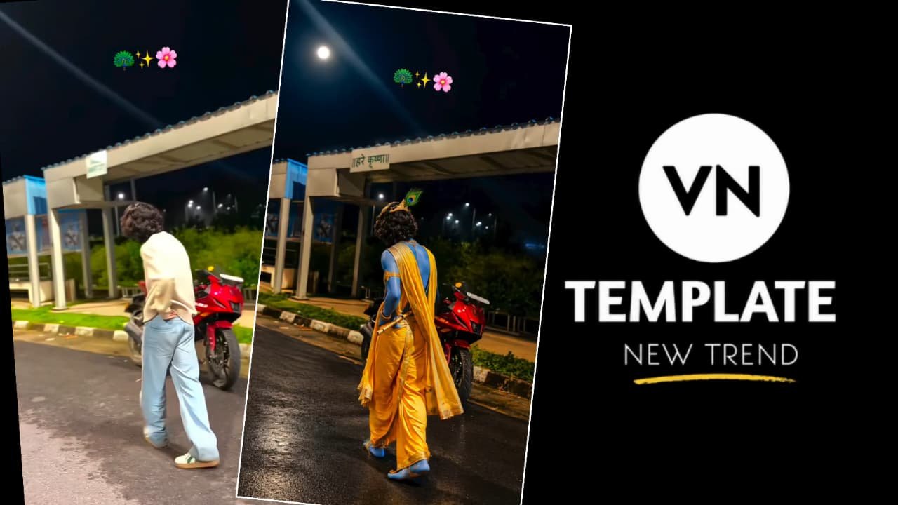 Shri Krishna Video Editing Vn Template