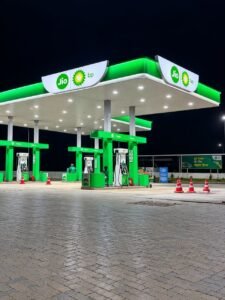 Night Petrol Pump Photo Editing Prompt
