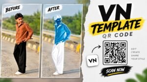 Negative Glitch Photo Effects Edit Vn Template